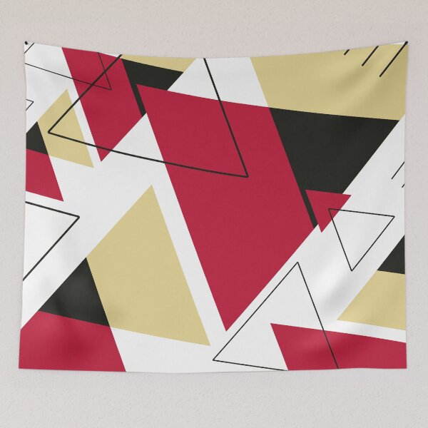 Item preview, Geometric Clash – Bold Triangles & Line Art designed and sold by Coffee Lifestyle.