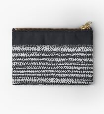 Riverside Black Zipper Pouch