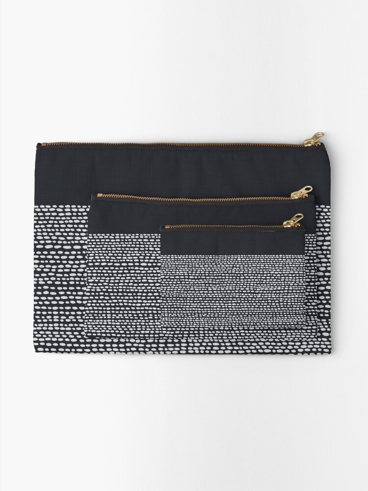 Alternate view of Riverside Black Zipper Pouch