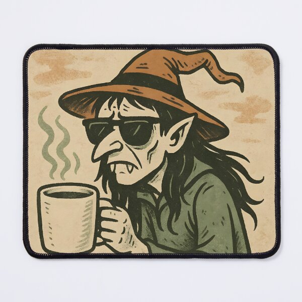 Item preview, The AM Halloween | Funny Vampire Coffee Lover Design designed and sold by MonAnuSh.