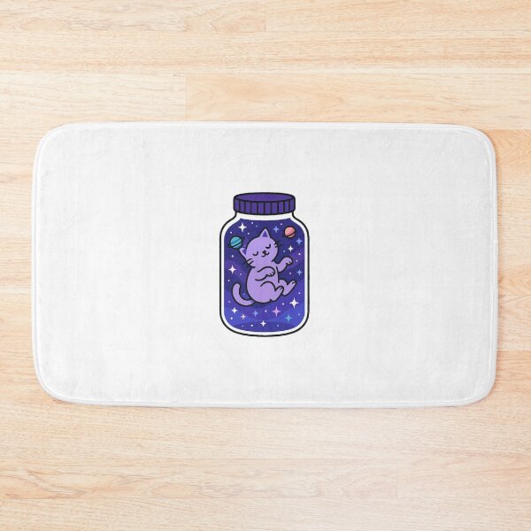 Item preview, Galaxy Cat in a Jar - Surreal Cosmic Feline Art designed and sold by OnPointOutfits.