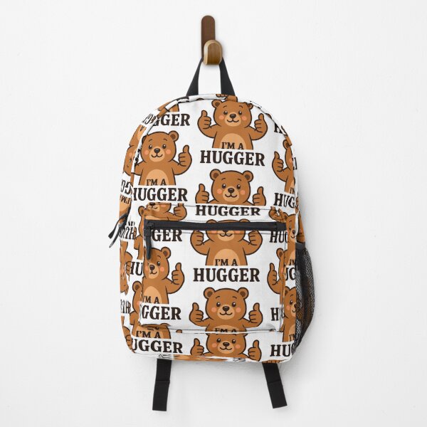 Item preview, Cute Cartoon Bear I'm A Hugger Funny Animal Design designed and sold by graphicnew.