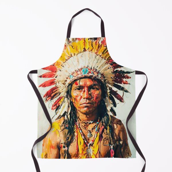 Item preview, Native American Man Chief Art designed and sold by Maioriz.