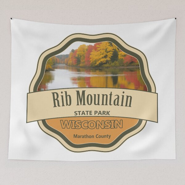 Item preview, Rib Mountain State Park, Marathon County, Wisconsin designed and sold by Wanderful-roads.