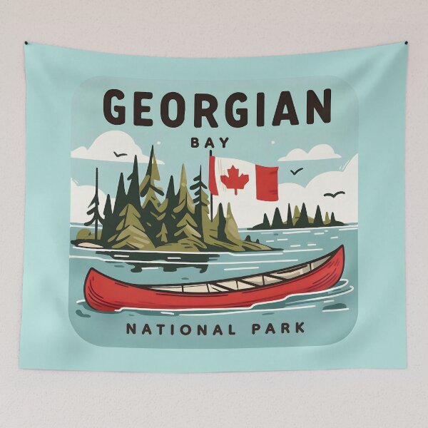 Item preview, Georgian Bay National Park  designed and sold by HowToCanadian.