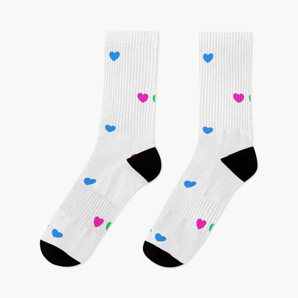 Item preview, Polysexual flag hearts designed and sold by Inspirationmotivation.