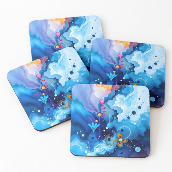 Item preview, Composition in blue designed and sold by 2-Seraphira.