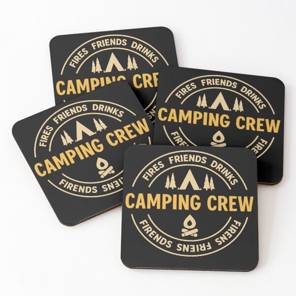Item preview, Copie de Copie de Fires Friends Drinks Camping Crew Outdoor Adventure designed and sold by kynzify.