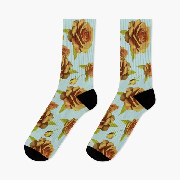 Item preview, Roses Pattern Art On Blue designed and sold by Ayesha Saleem.