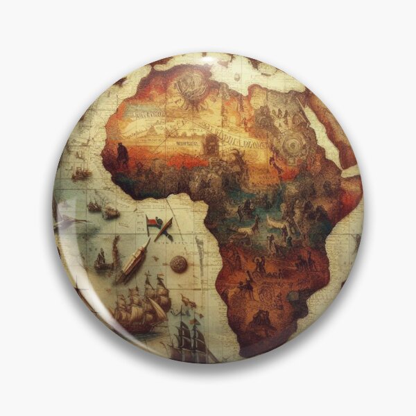Item preview, Old Map Of Pre - Colonial Africa designed and sold by PrintAfricanArt.