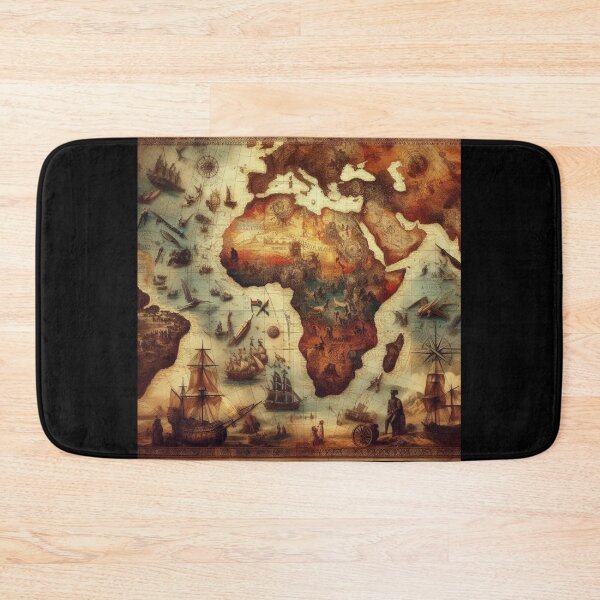 Item preview, Old Map Of Pre - Colonial Africa designed and sold by PrintAfricanArt.