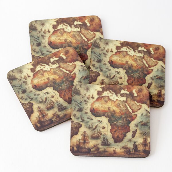 Item preview, Old Map Of Pre - Colonial Africa designed and sold by PrintAfricanArt.