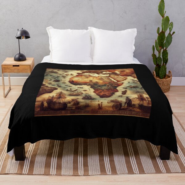 Item preview, Old Map Of Pre - Colonial Africa designed and sold by PrintAfricanArt.