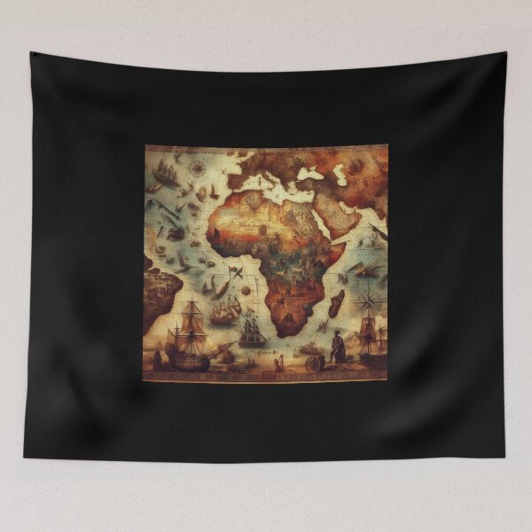 Item preview, Old Map Of Pre - Colonial Africa designed and sold by PrintAfricanArt.