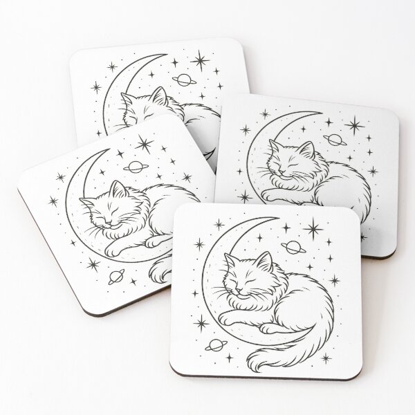 Item preview, Celestial Catnap designed and sold by Inkwild Co.