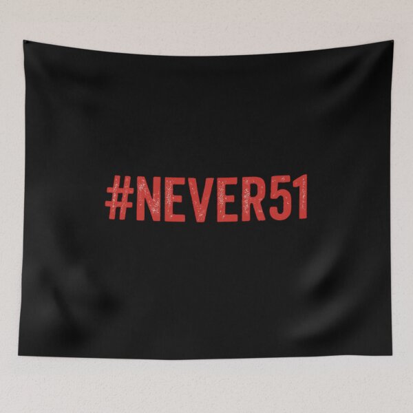 Item preview, Never51 – Bold Anti-Trump Protest hashtag design designed and sold by Meandmyshop.