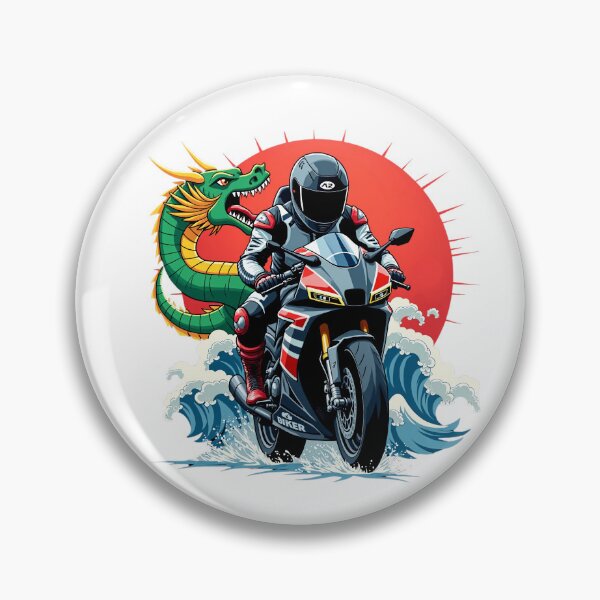 Aperçu de l'œuvre Motard dragon créée et vendue par a2zbuyshop.