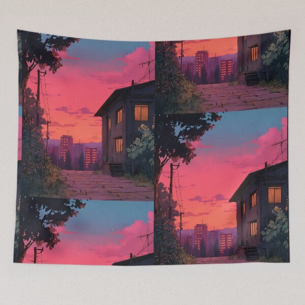 Item preview, Nostalgic Lofi Background designed and sold by bapupa.
