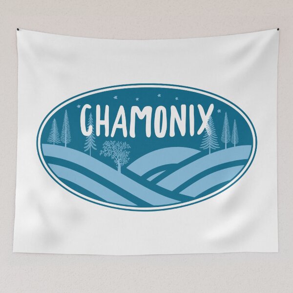 Aperçu de l'œuvre Chamonix, France, plein air créée et vendue par Esskay Designs.