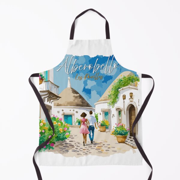 Item preview, Romance in Alberobello – Puglia in watercolor designed and sold by Limmagin.
