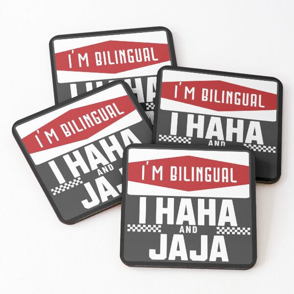 Item preview, I’m Bilingual – I Haha and Jaja designed and sold by dudelinart.