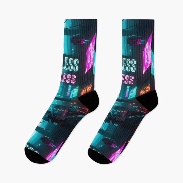 Item preview, Flawless Is Lifeless Cyberpunk Dystopia Quote Poster designed and sold by Elizarfa.