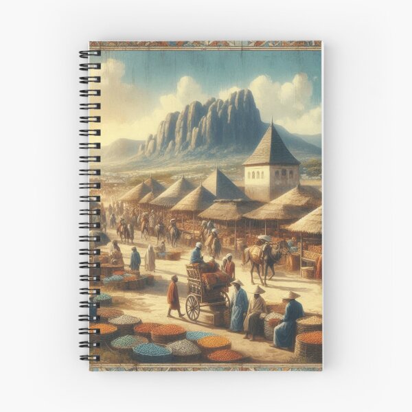 Item preview, Colonial-Era African Market Scenes designed and sold by PrintAfricanArt.