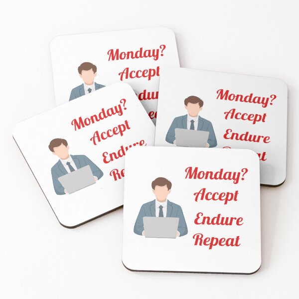 Item preview, Monday? Accept, Endure, Repeat | Modern Stoicism, Stoic Mindset designed and sold by LexaArtworks.
