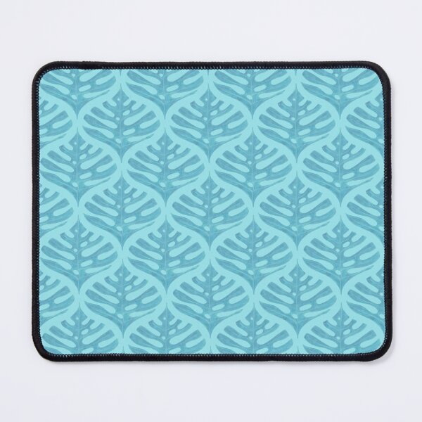 Item preview, Monstera Leaf Ogee Pattern in Turquoise designed and sold by AycaAtalay.