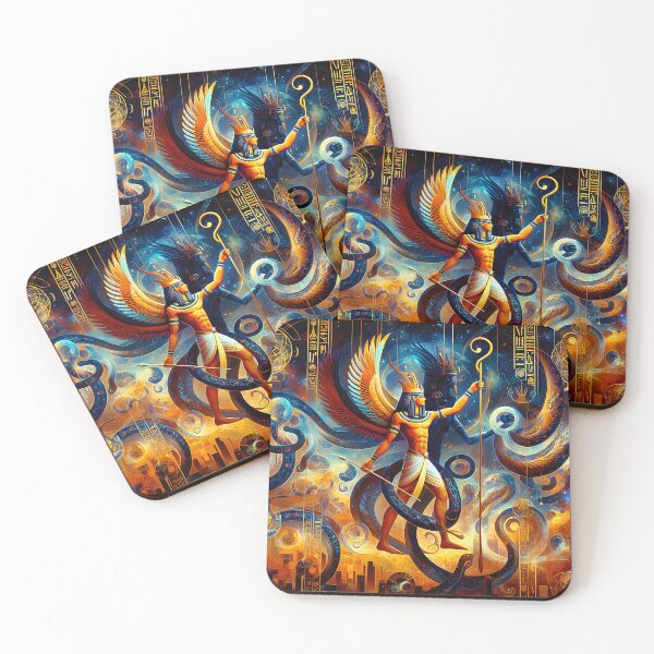 Item preview, Heka, the Creative Force | The Magic of Duality in Ancient Egypt designed and sold by Stoneflower-Art.