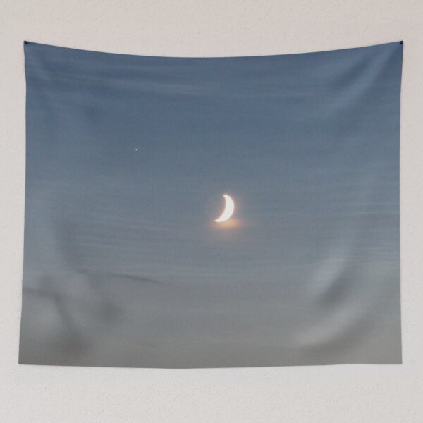 Item preview, Crescent Moon On A Sea-like Sky designed and sold by Malcolm Snook.