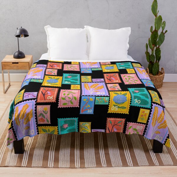 Item preview, Abstract flower stamps designed and sold by Navkriti.