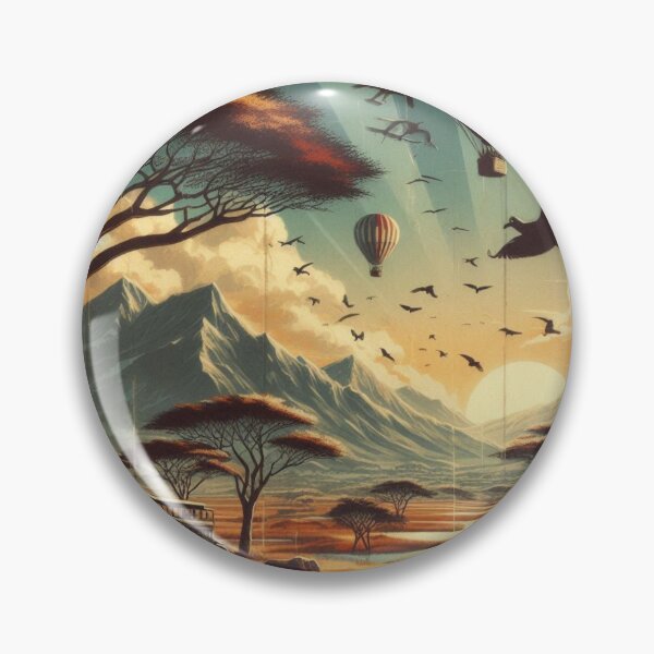 Item preview, Vintage Safari Travel Posters (Africa 1930s style) designed and sold by PrintAfricanArt.