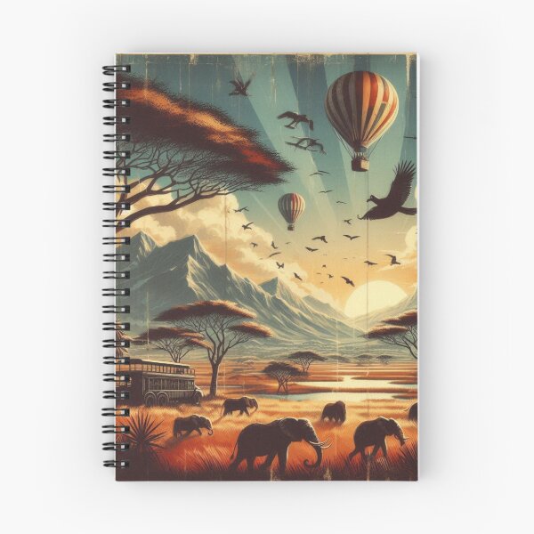 Item preview, Vintage Safari Travel Posters (Africa 1930s style) designed and sold by PrintAfricanArt.