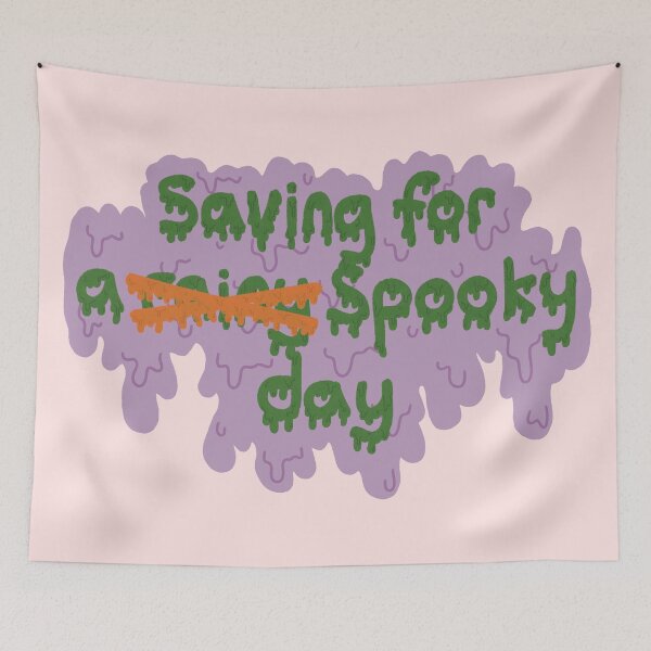 Item preview, Saving for a rainy, no wait, spooky day! designed and sold by spoop-n-save.