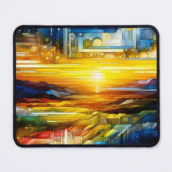 Item preview, Nevada Sunrise| Modern Desert Landscape Wall Art designed and sold by Stoneflower-Art.