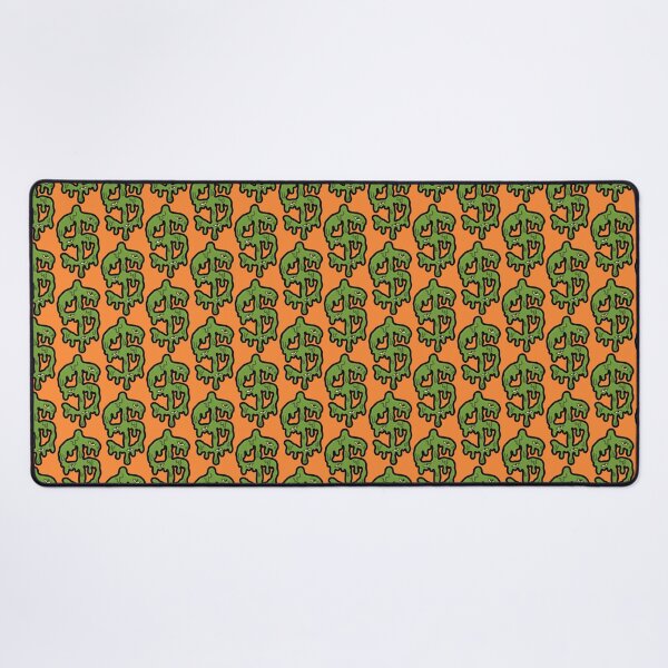 Item preview, Slimy green dollar symbol with eyeballs designed and sold by spoop-n-save.