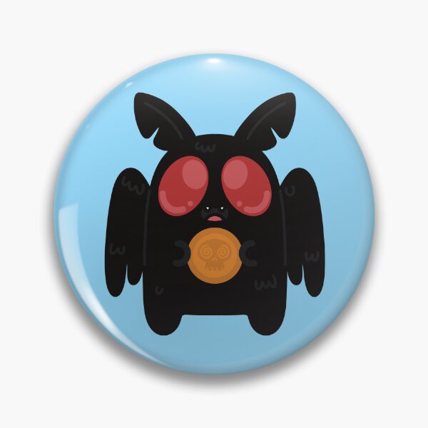 Item preview, Cute mothman with golden coin designed and sold by spoop-n-save.