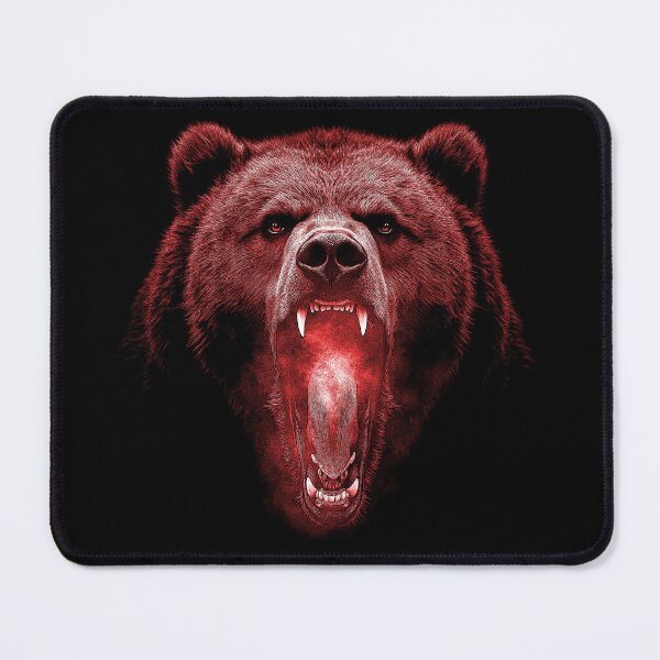 Item preview, Grizzly Bear Hike Camp Vintage Angry Brown Bear designed and sold by JRRTs.