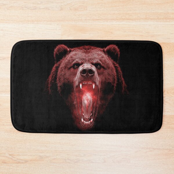Item preview, Grizzly Bear Hike Camp Vintage Angry Brown Bear designed and sold by JRRTs.