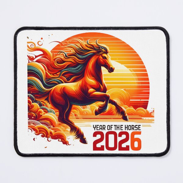 Item preview, 2026, horse year, year of the horse, zodiac designed and sold by TrueArtVibes.