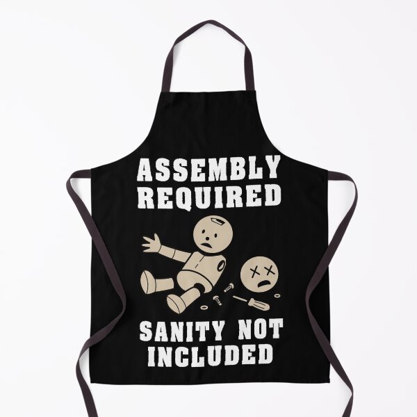Item preview, Assembly Required (Sanity Not Included) – DIY Disaster Humor designed and sold by DG-ShopLT.