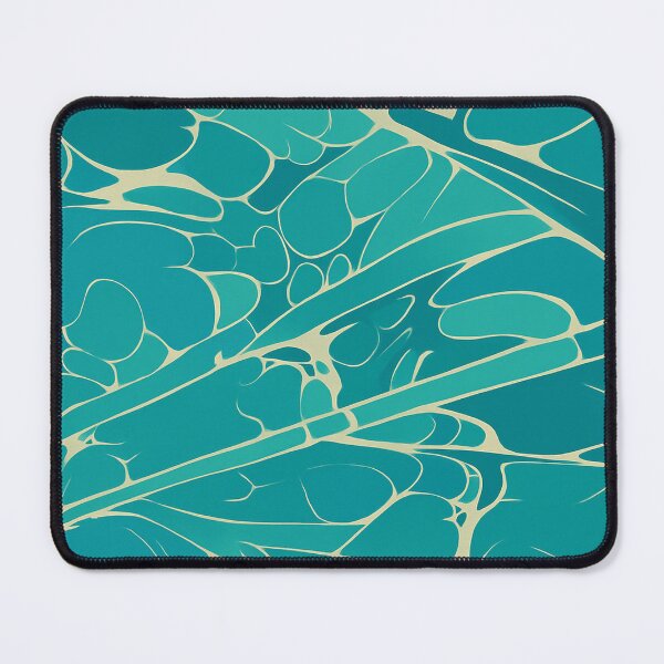 Item preview, Contemporary Turquoise Marbling Abstract Pattern – Minimal Fluid Marbling designed and sold by Pacika.