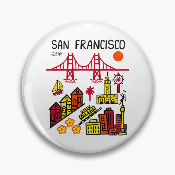 Item preview, San Francisco California designed and sold by Traveldrawings.