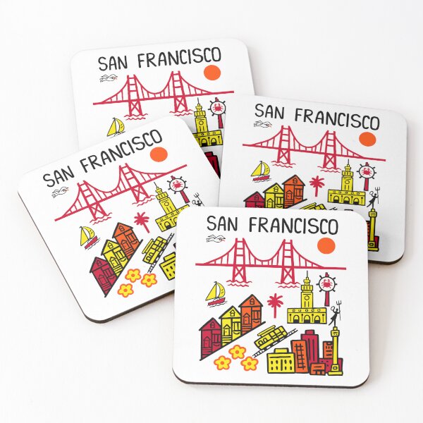 Item preview, San Francisco California designed and sold by Traveldrawings.