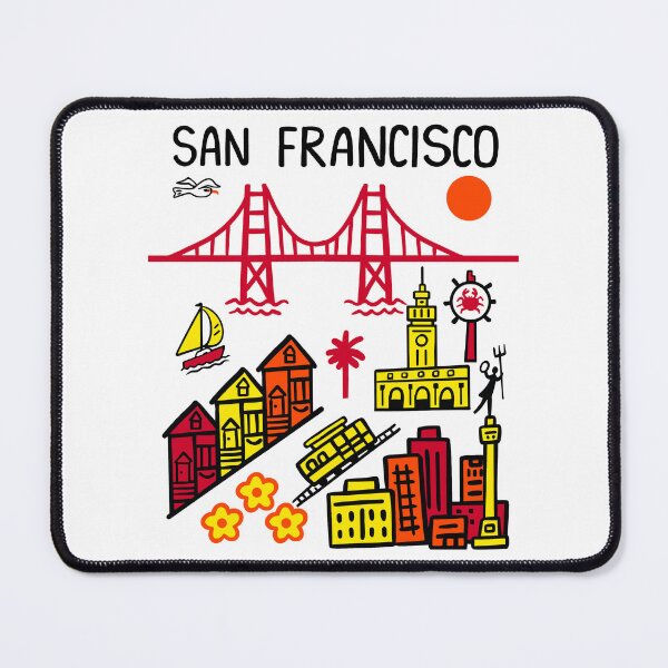 Item preview, San Francisco California designed and sold by Traveldrawings.