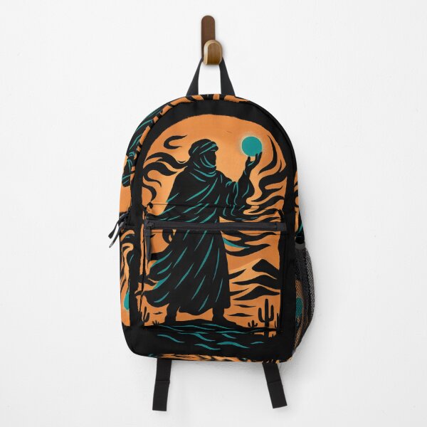 Item preview, Desert Nomad Mystic Holding Orb Sunset Silhouette Design designed and sold by Shoot-The-Moon.