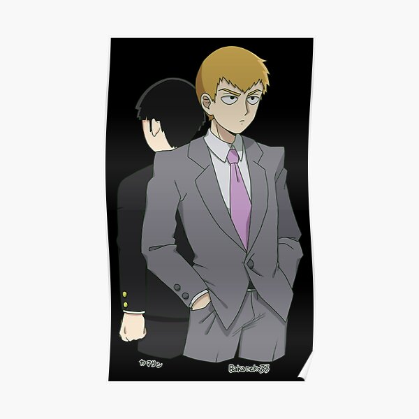 Mob Psycho 100 Mp100 Reigen Arataka Shigeo Kageyama Posters 