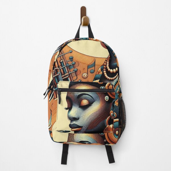 Item preview,  A Female African Jazz Musician (1950s style) designed and sold by PrintAfricanArt.