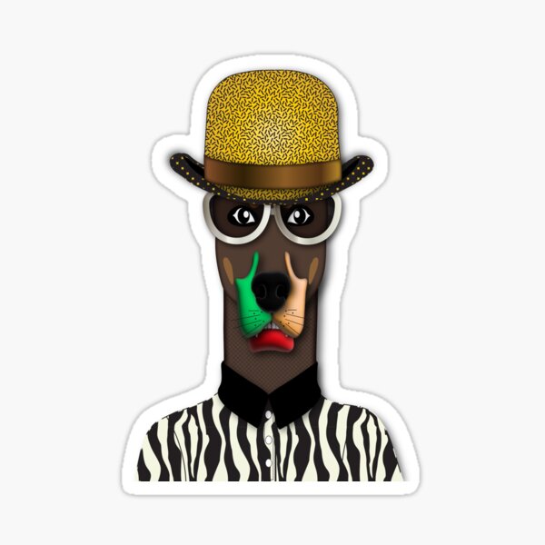 El Pinscher Does Long Beach Sticker